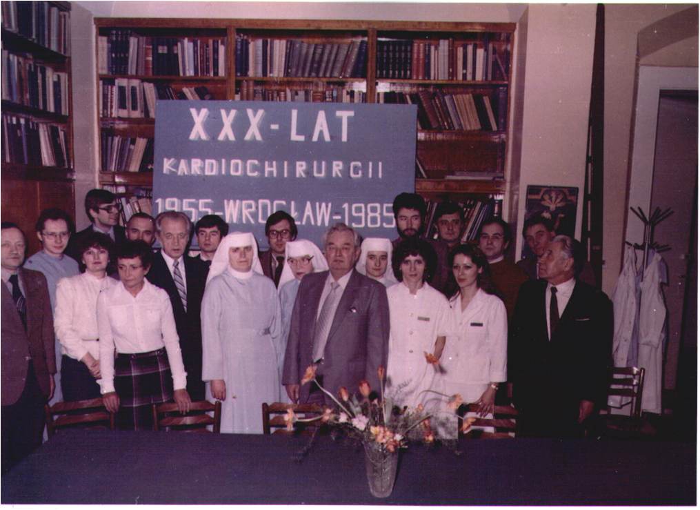 Zespół kliniki w 1985 r.